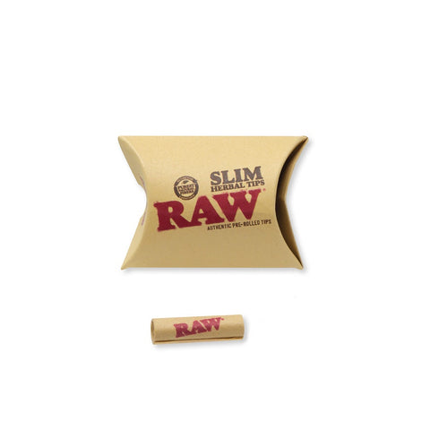 Raw - 420 x Pre-Rolled Slim Tips - Box of 20 Packets