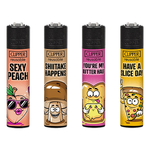 Clipper Lighter - Food Slogan