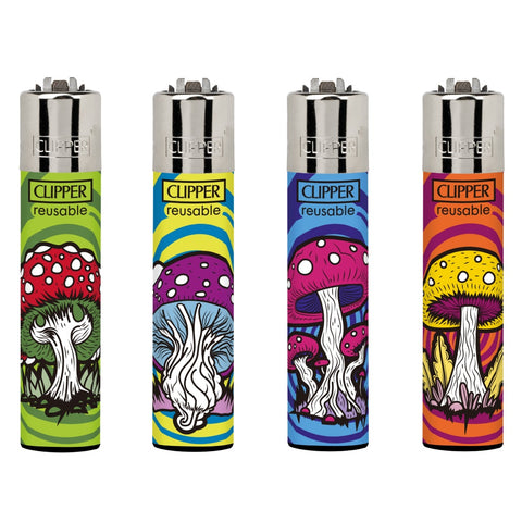 Clipper Lighters - Magic Mushrooms