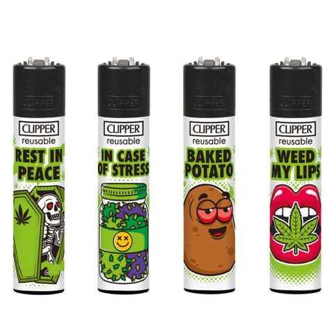 Clipper Lighter - Weed Slogan 12