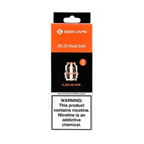 Geek Vape - Mesh Coils - Z Dual Mesh 0.25Ohm - Pack of 5