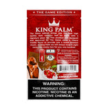 King Palm - "The Game" Cherry Vanilla Tobacco Wraps with Glass Tip - Pack of 5