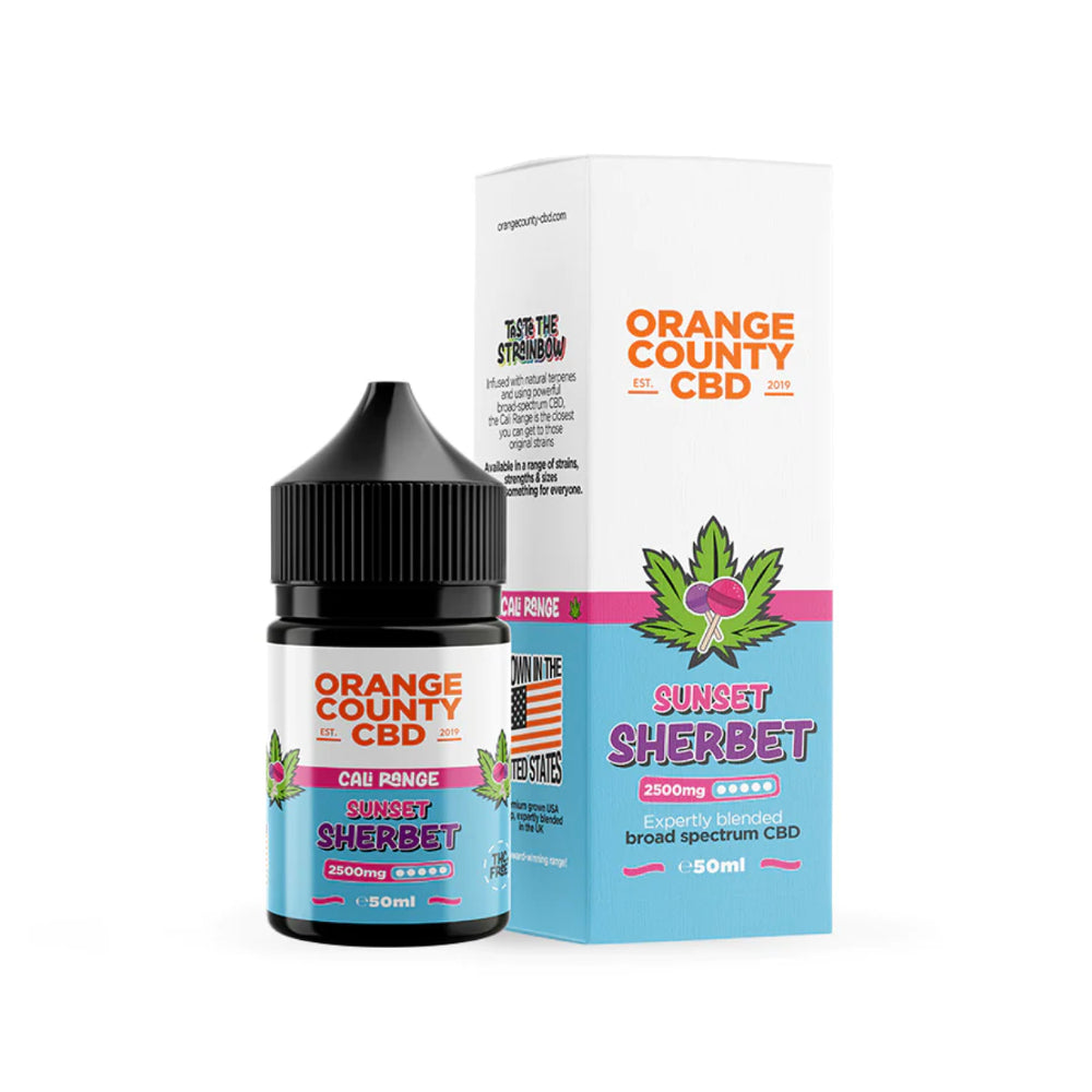 Orange County CBD E Liquid Cali Range 50ml The JuicyJoint