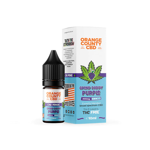 SALE!! Orange County - CBD E-Liquid Cali Range 10ml - 300mg