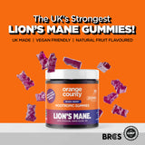 Orange County CBD - Lion's Mane Cognitive Boost Gummies - 2000mg - Mixed Berry Flavour