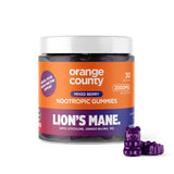 Orange County CBD - Lion's Mane Cognitive Boost Gummies - 2000mg - Mixed Berry Flavour