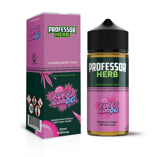 Professor Herb - 30ml Terpene Infused 1000mg CBD E-Liquid The JuicyJoint Professor Herb - 30ml Terpene Infused 1000mg CBD E-Liquid The JuicyJoint