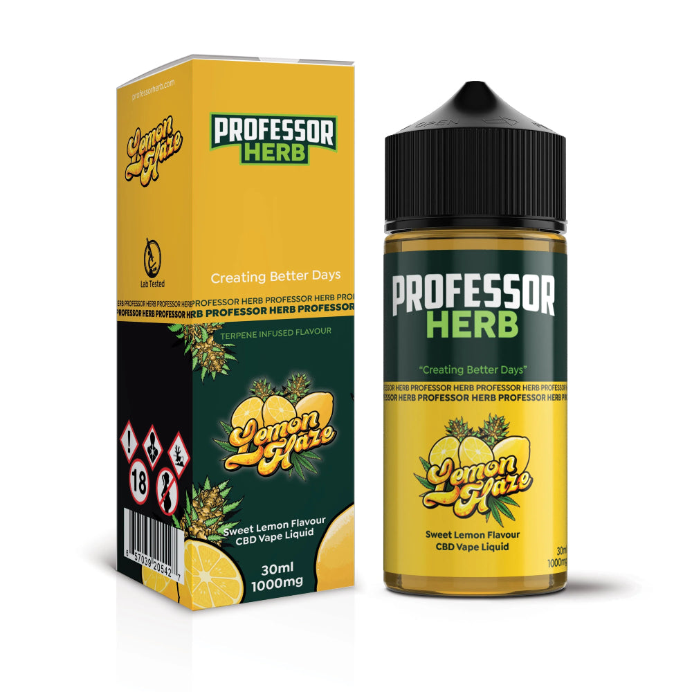 Professor Herb - 30ml Terpene Infused 1000mg CBD E-Liquid The JuicyJoint Professor Herb - 30ml Terpene Infused 1000mg CBD E-Liquid The JuicyJoint