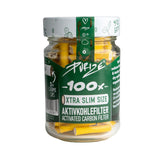 Purize - Xtra Slim 6mm Jar of 100 - Activated Charcoal Filters - Various Colours