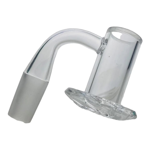 Quartz Glass - Vortex Valve 4.5cm Terp Slurper -  Male 14mm