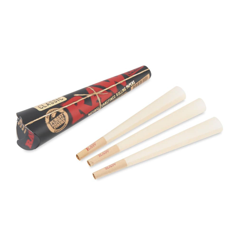 Raw Supernatural Cone – 12 Zoll (ca. 30 Cm), Natürliche Blatt-Wickel