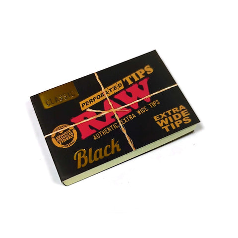 Raw Black - Perforated - Extra Wide Rolling Tips