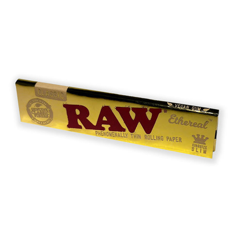 Raw - Ethereal - Kingsize Slim Papers - Gold Packs