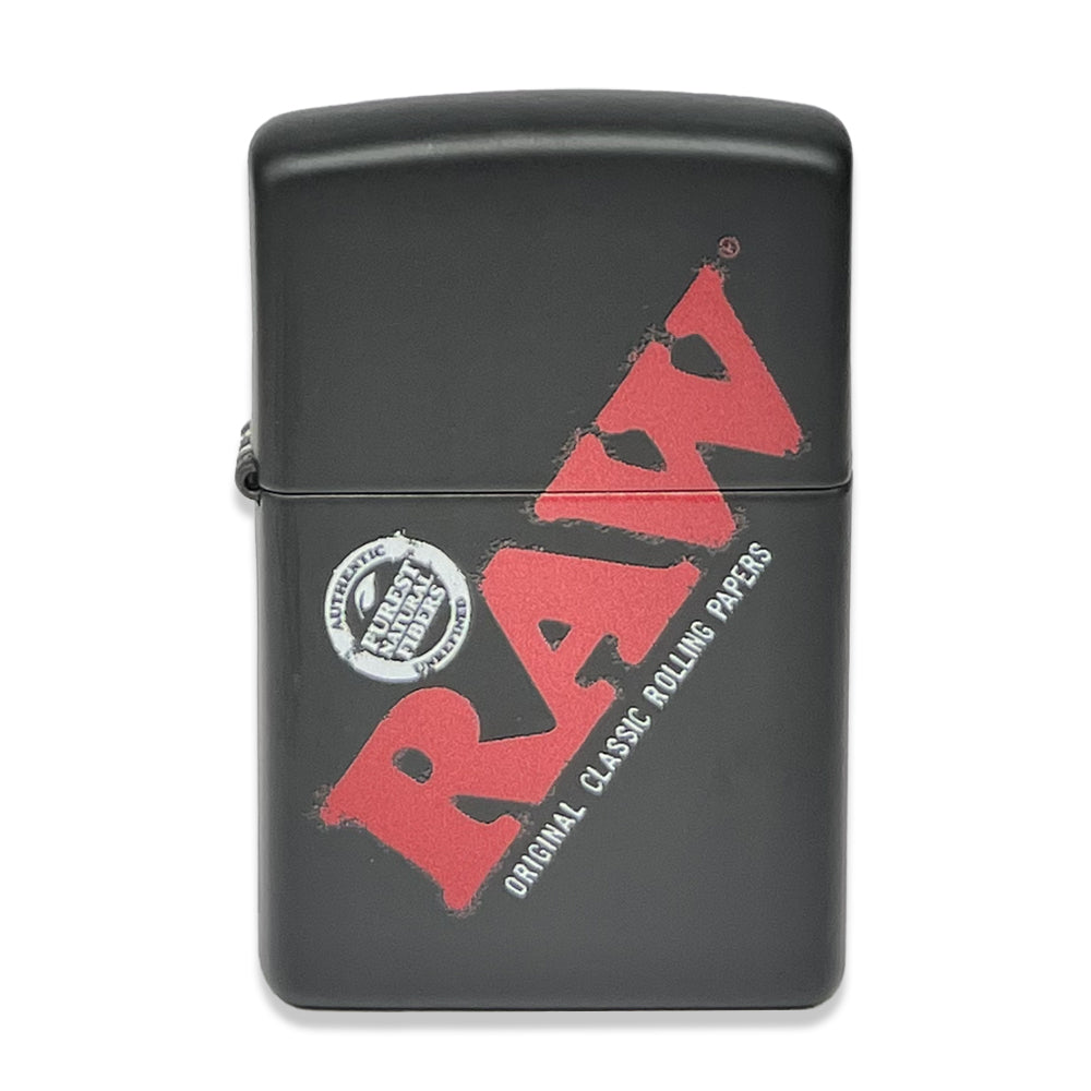 RAW - Zippo Lighter - Black – The JuicyJoint