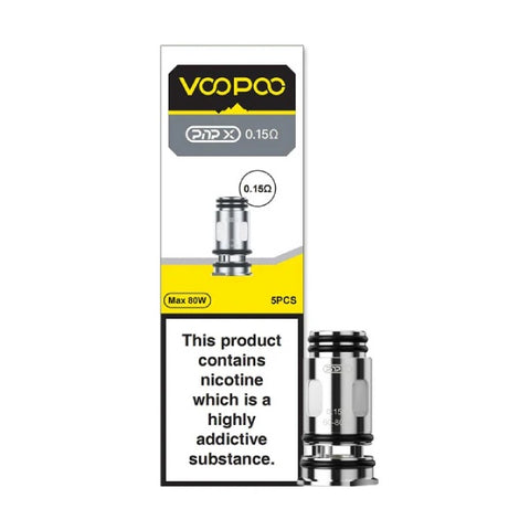 Voopoo - PNP X Coils - Drag S2 / Drag X2 / Argus Pro 2 - 0.15 Ohm Pack of 5
