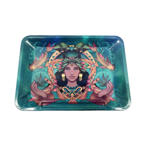 Wise Skies - Mother Nature - Metal Rolling Tray