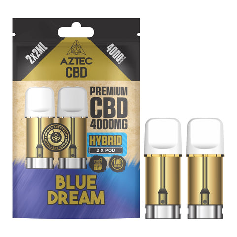 Aztec CBD 2 x Spare Vape Pods - 2 x 2000mg CBD