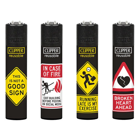 Clipper Lighters - Funny Signs