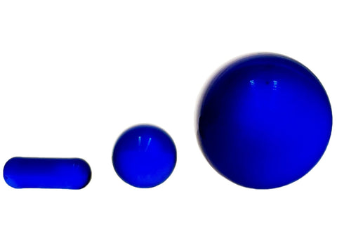 Quartz Glass - Dabbing Terp Pearl, Marble & Pill - Set of 3