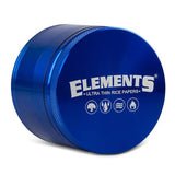 Elements - Blue Aluminium 4 Part Grinder - Various Sizes