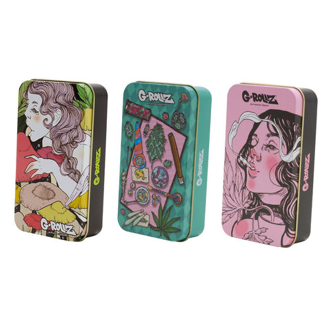 G-Rollz - Amsterdam Artwork 1 - Metal Tobacco Tins