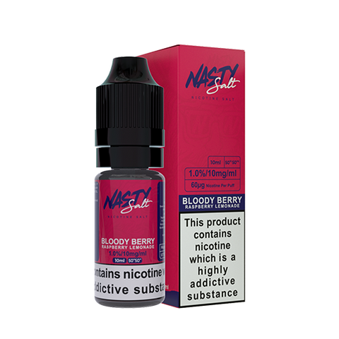 CLEARANCE !! Nasty Salts - Nicotine Salt E-Liquid 10mg 10ml