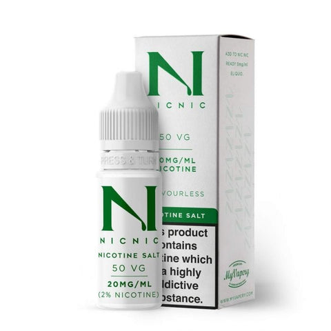 NicNic - 20mg Nicotine Salt 10ml Shot - Pack of 10