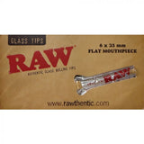 RAW - Round / Flat Glass Tip on a Card