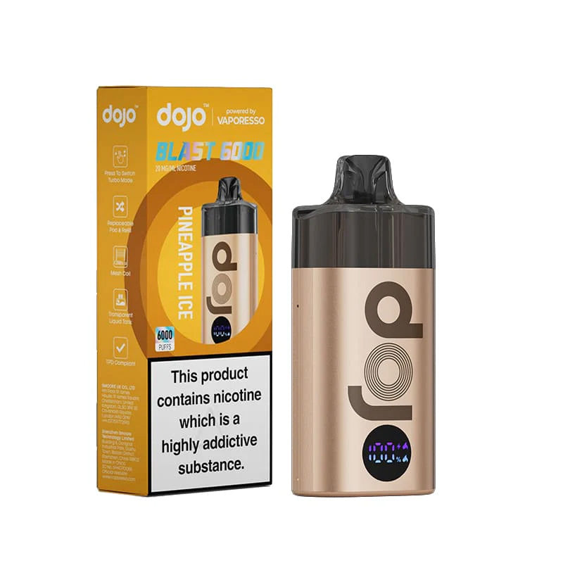 SALE!! Vaporesso - Dojo Blast 6000 - Pre Filled Pod Kit The JuicyJoint SALE!! Vaporesso - Dojo Blast 6000 - Pre Filled Pod Kit The JuicyJoint