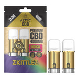 Aztec CBD 2 x Spare Vape Pods - 2 x 2000mg CBD