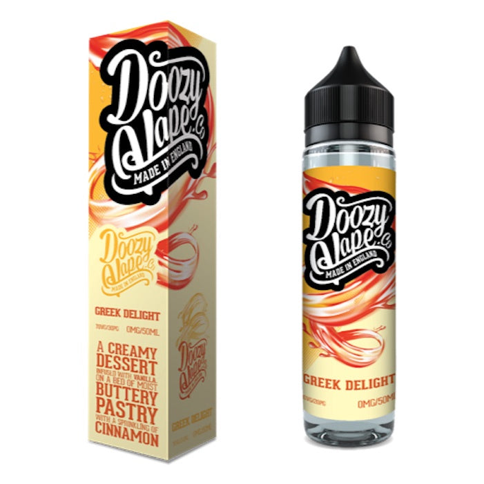 Doozy Vape Co - Greek Delight 50ml Short Fill 0mg  The JuicyJoint