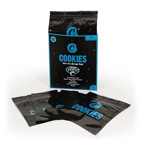 Cookies Odor Free Storage bags L or XL Pack of 6 - The JuicyJoint
