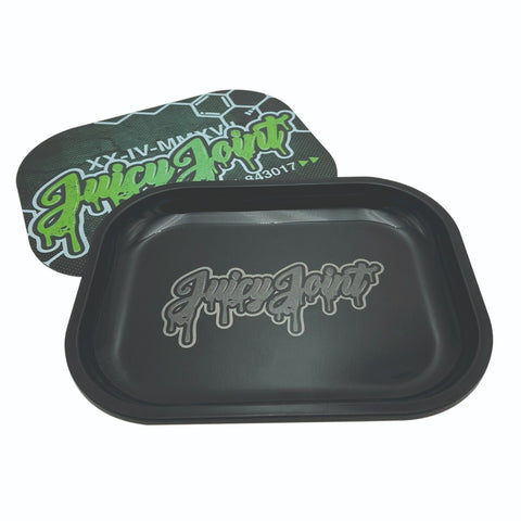 Juicy Joint - Rolling Tray & Magnetic Cover - Green