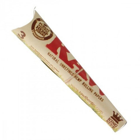 Raw - Hemp Cones King Size 3pk - The JuicyJoint