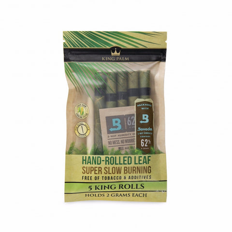 King Palm - Palm Leaf Blunts - King Size Pack of 5