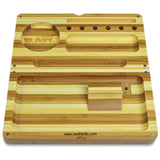 RAW - Back Flip Striped Bamboo Rolling Tray
