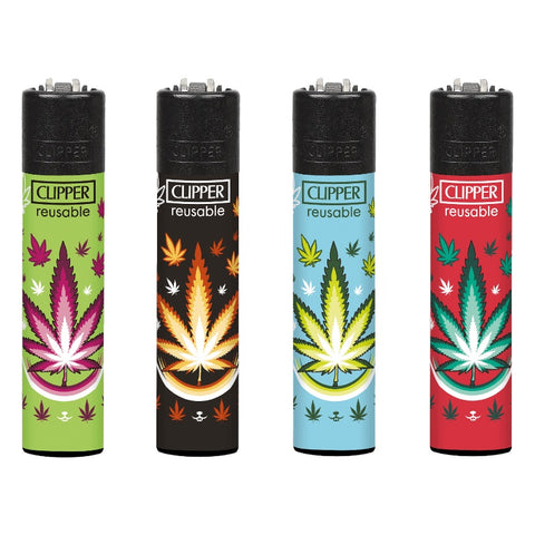 Clipper Lighter - Multi Leaves