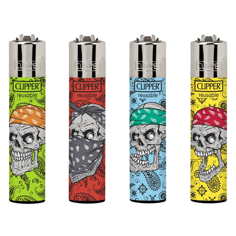 Clipper Lighters - Danger Skulls 1