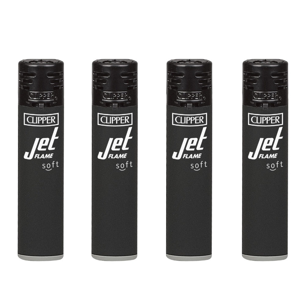 Clipper Jet Flame Lighter Soft Black The JuicyJoint clipper-jet-flame-lighter-soft-black-the-juicyjoint