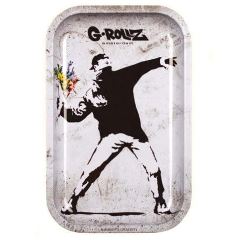 G-Rollz - Banksy Alt Flower - Rolling Tray