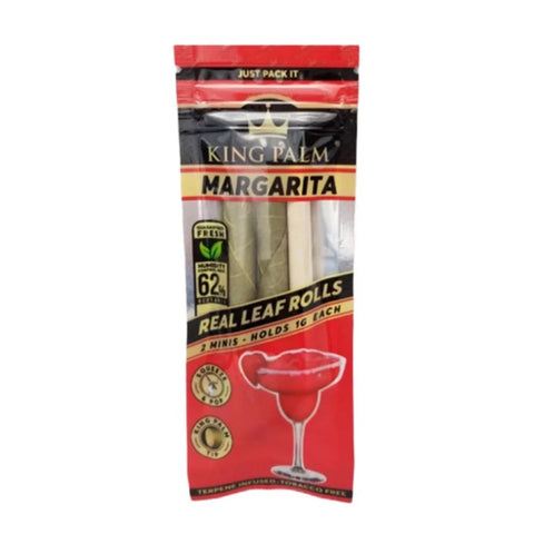 King Palm - Margarita - Terpene Infused Hand Rolled Palm Leaf Blunts - Mini Pack of 2