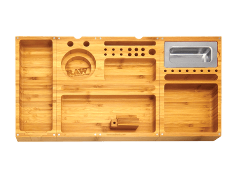 RAW - Triple Flip - Wooden Rolling Tray