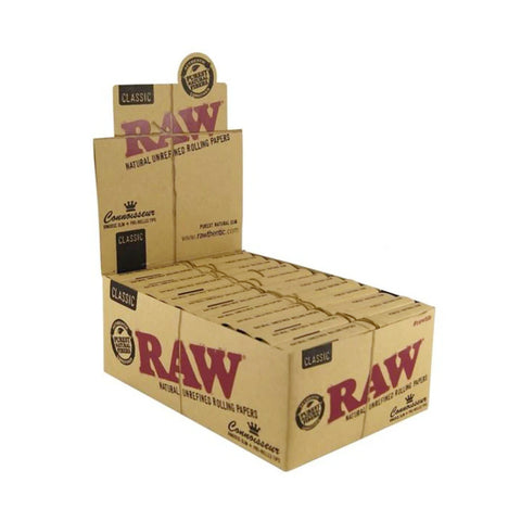 RAW - Classic Connoisseurs Papers with Tips - Box of 24