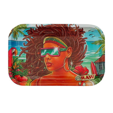 RAW - Brazil 3 Rolling Tray - Medium