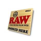Raw - Wooden Door Sign