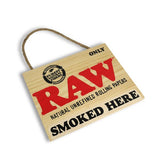 Raw - Wooden Door Sign