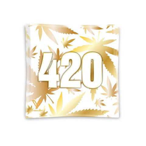V Syndicate - 420 Gold - Glass Ashtray