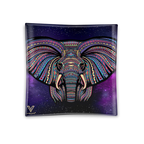 V Syndicate - Tribal Elephant - Glass Ashtray