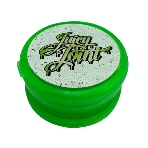 50mm Acrylic Herb Grinder - 3 Part Juicy Joint Logo
