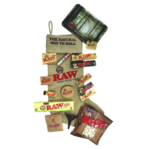 SALE!! RAW - Christmas Stocking  - Rolling Tray Gift Set